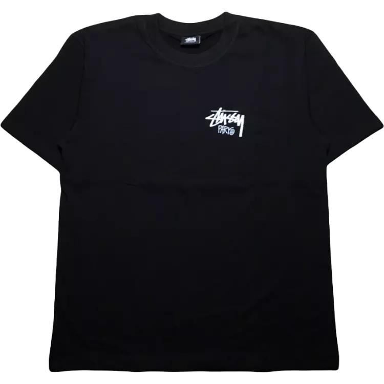 Stussy - Paris Chapter T-Shirt Black
