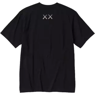 KAWS x Uniqlo - Sleeve Graphic Tshirt Black - slika 1